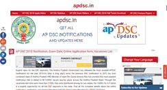Desktop Screenshot of apdsc.in